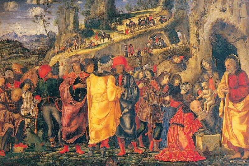 Parentino, Bernardo The Adoration of the Magi Sweden oil painting art